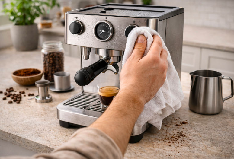 Mantenimiento profesional de cafetera superautomática