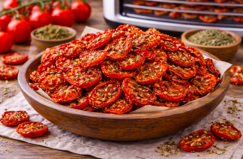 Tomates cherry deshidratados